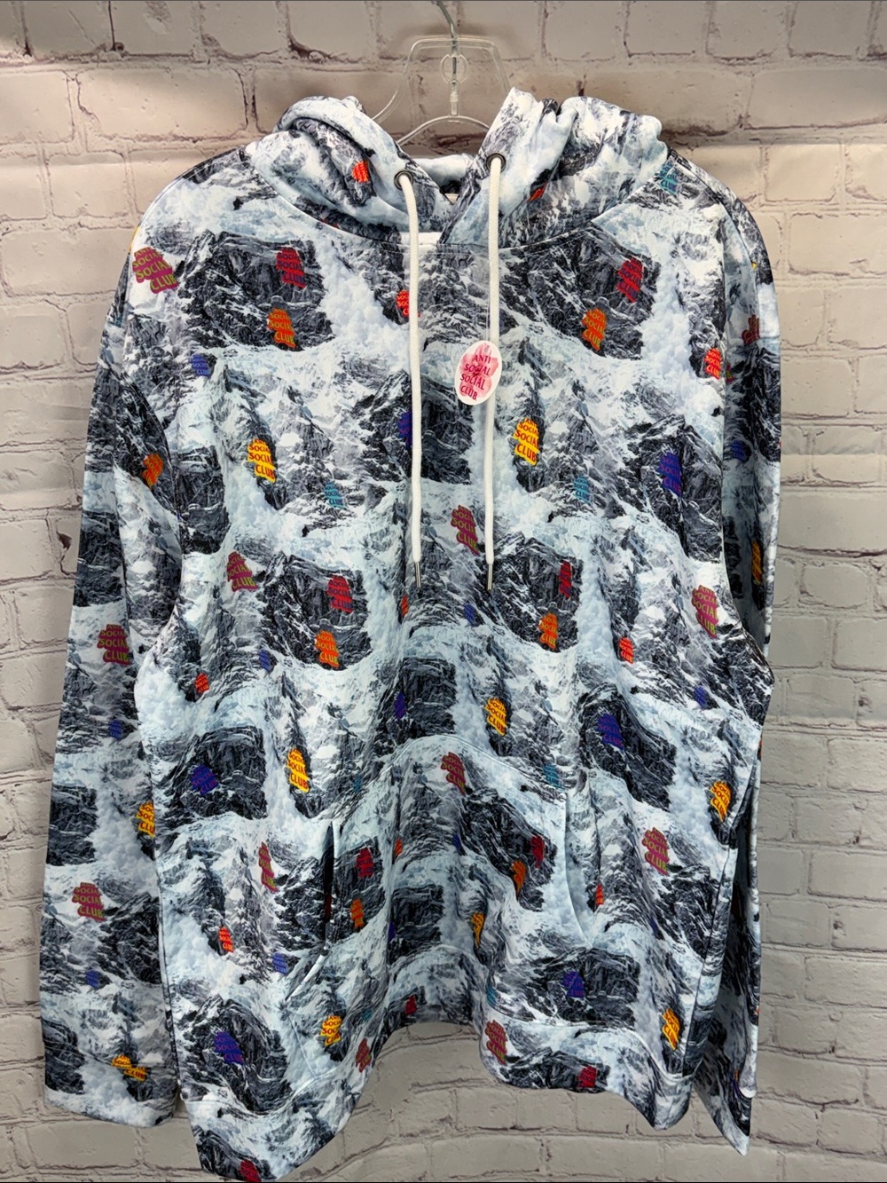 ⭐️Anti Social Social Club Narrow Escape Hoodie Multicolor XL NWT